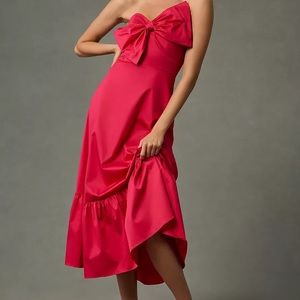 Anthropologie Hutch Bow-Ties Maxi Dress